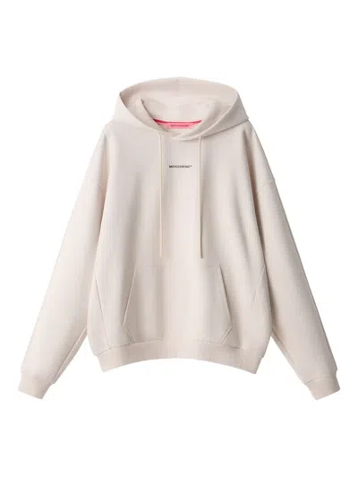 Monochrome Logo-detail Hoodie In Neutral