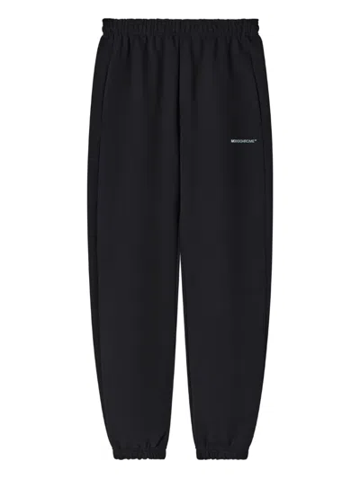 Monochrome Logo-detailed Sweatpants In Black
