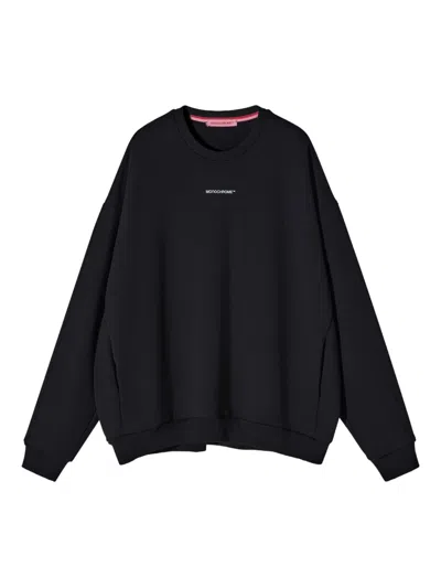 Monochrome Logo-detailed Sweatshirt In Black