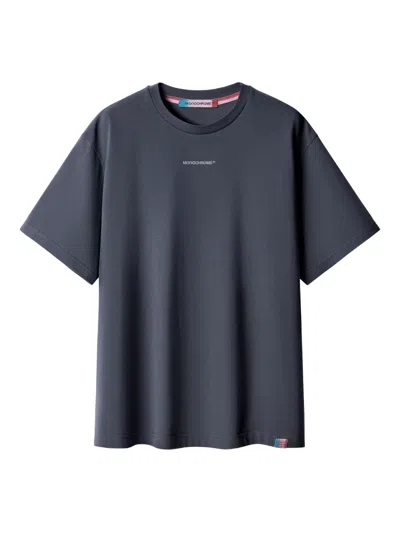 Monochrome Logo-print Cotton T-shirt In Gray