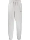 Monochrome Logo-print Cotton Track Pants In Grey
