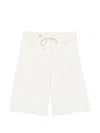 Monochrome Quasar Drawstring Shorts In Neutral