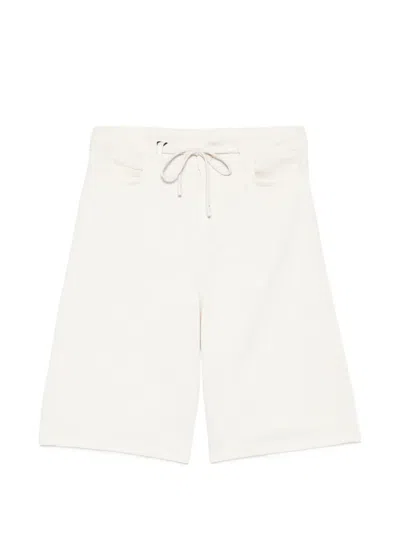 Monochrome Quasar Drawstring Shorts In Neutral