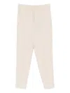 Monochrome Seme Drawstring Trousers In Neutral