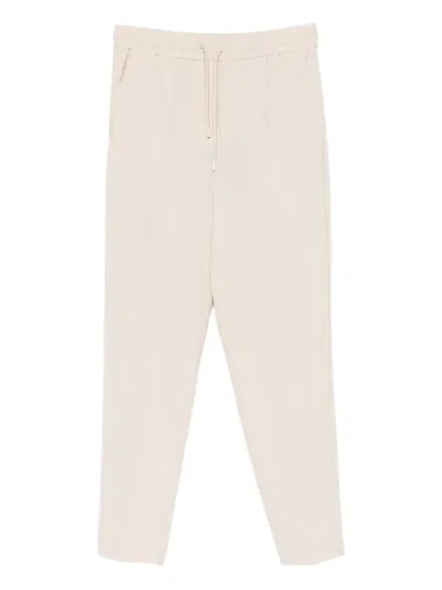 Monochrome Seme Drawstring Trousers In Neutral