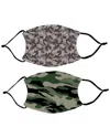 Monogramonline Set Of 2 Cloth Face Masks In Brown