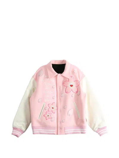 Mononoke Made Sakura-embroidered Bomber Jacket In Multi