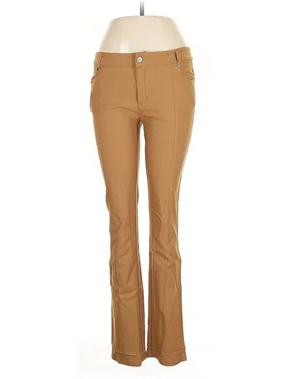Pre-owned Monoreno Khaki Pant In Brown