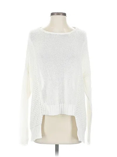 Pre-owned Monoreno Pullover Sweater In White