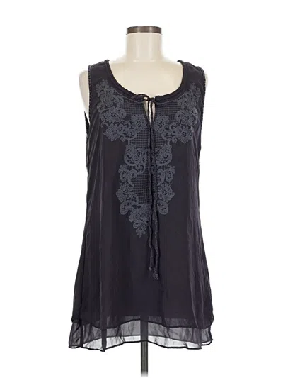 Pre-owned Monoreno Sleeveless T-shirt In Black