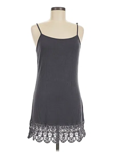 Pre-owned Monoreno Sleeveless Top Gray Halter Neckline Tops