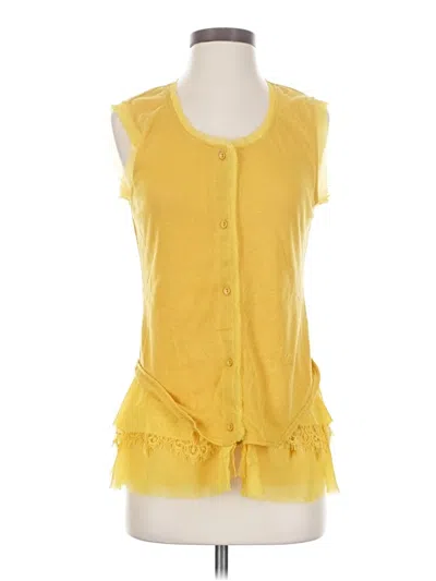 Pre-owned Monoreno Sweater Vest In Yellow