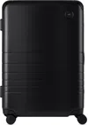 Monos Black Hybrid Check-in Medium Suitcase In Obsidian