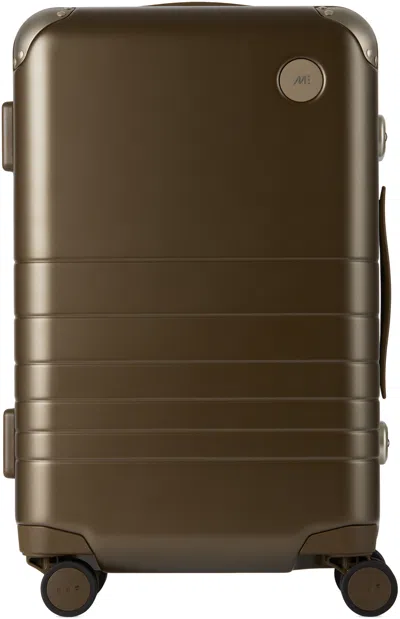 Monos Brown Sincerely Jules Edition Hybrid Carry-on Suitcase In Adobe Brown