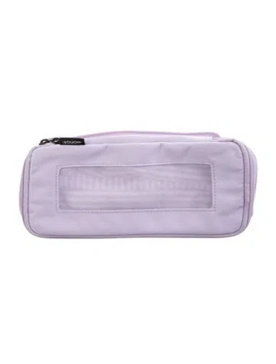 Pre-owned Monos Expandable Travel Organizer In Purple