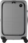 Monos Gray Expandable Carry-on Pro Suitcase In Storm Grey