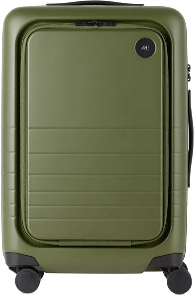 Monos Khaki Carry-on Pro Plus Suitcase In Z2p-og