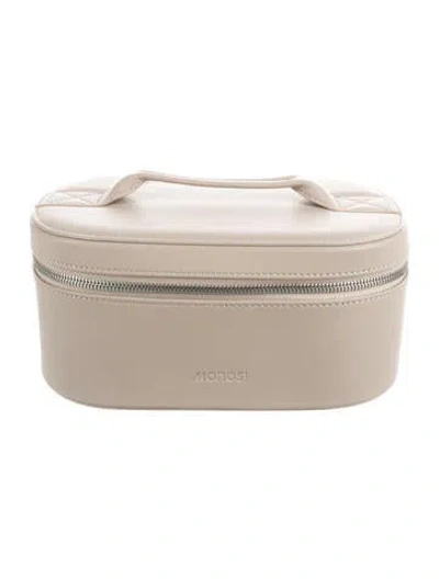 Pre-owned Monos Neutral Cosmetic Bag In Neutrals