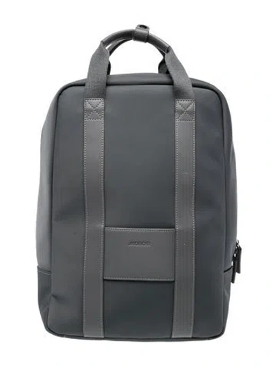 Pre-owned Monos Nylon Backpack In Gray