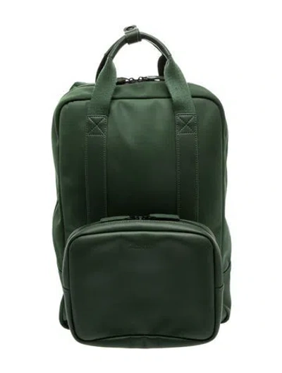 Pre-owned Monos Nylon Backpack In Green