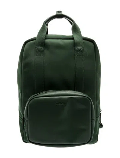 Pre-owned Monos Nylon Backpack In Green
