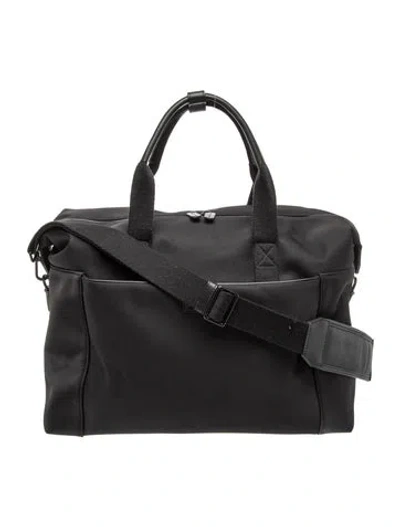Pre-owned Monos Nylon Weekender Bag In Black