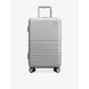 Monos Silver Hybrid Cabin 4-wheel Suitcase In Silver