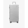 Monos Silver Hybrid Check-in Polycarbonate Trunk Suitcase