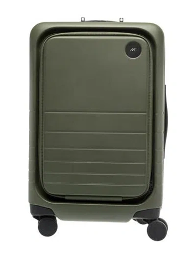 Pre-owned Monos Suitcase In Green