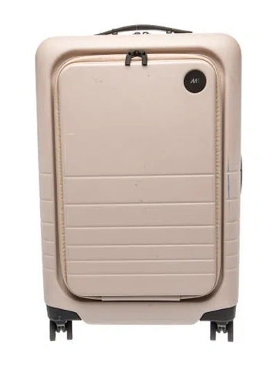 Pre-owned Monos Suitcase In Neutral