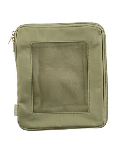 Pre-owned Monos Travel Packing Cube In Green