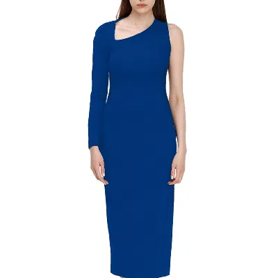 Monosuit Dress Asymmetric Blue
