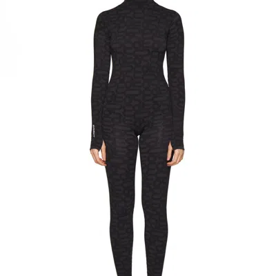 Monosuit Eco Monoskin Seamless Bodysuit In Black