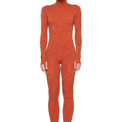 Monosuit Orange Bodysuit Long Sleeve Eco Monoskin