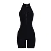 Monosuit Women's Black Bodysuit Manhattan Racer Americana Shorts In Black