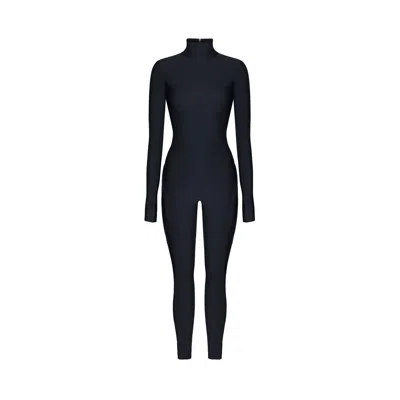 Monosuit Women's Bodysuit Monoskin Total Black Jumpsuit
