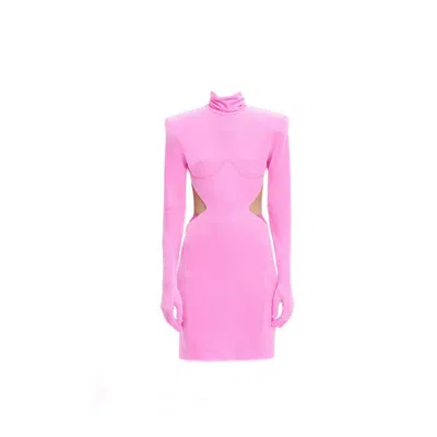 Monosuit Women's Dress Hang Out Pink Long Sleeves