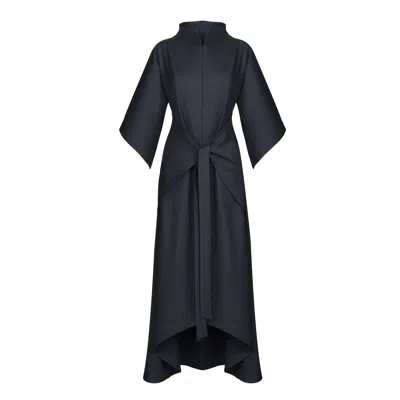 Monosuit Women's Viscose Dress Lea Midi Maxi Long- Grey