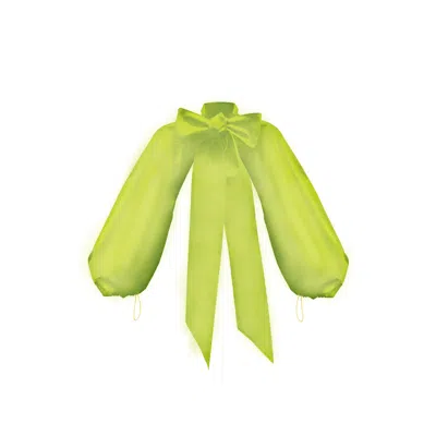 Monosuit Women's Lime Green Bolero Sleeves