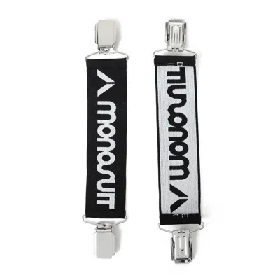 Monosuit Women's Mini Suspenders - Black In Metallic