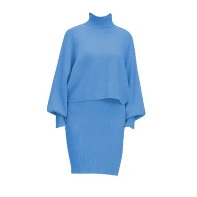 Monosuit Women's Set Sweater & Dress Stellar Harmony Blue
