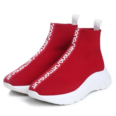 Monosuit Women's Designer Italian Sneakers Let's Dance - Red