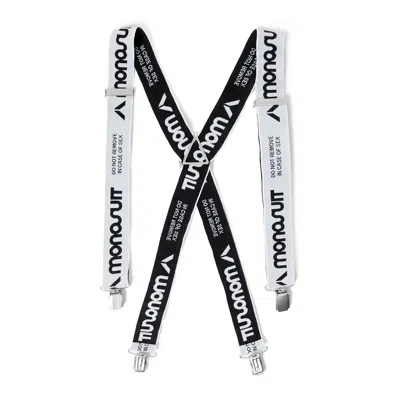Monosuit Women's Suspenders - White