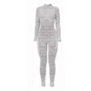 Monosuit White Lace Bodysuit Long Sleeve Flexy In White