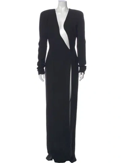 Pre-owned Monot 2022 Long Dress In Black