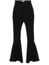 Monot Black Ava Spiral Trousers In Schwarz