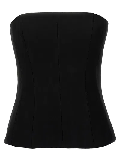MONOT BLACK BUSTIER TOP