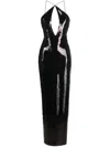 Monot Elsa Sequinned Maxi Dress In Black