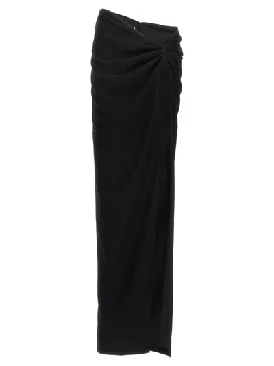 MONOT BLACK TORPEDO LONG SKIRT