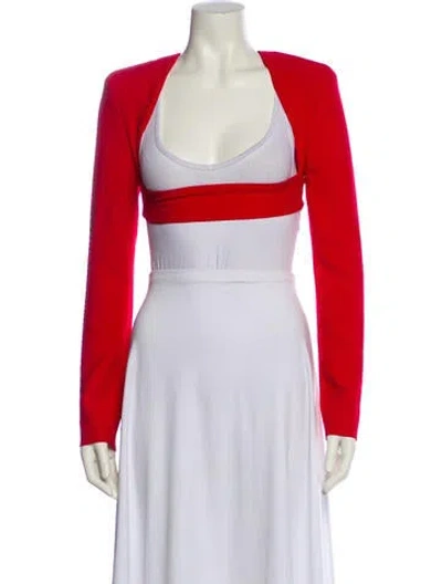 Pre-owned Monot Bolero In Red